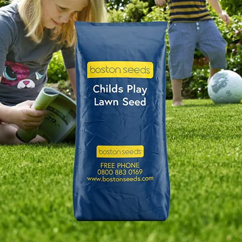 Boston Seeds Family Grass Seed Child Friendly Pet for Play (1 x 10kg)
