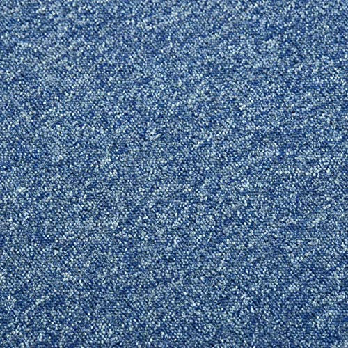 XIAOGUANG Teppichfliesen 20 STK Fußbodenbelag Teppich, Bodenteppich, Bodenbelag Balkon Wetterfest, Eppichfliesen, 5 m² 50x50 cm Blau