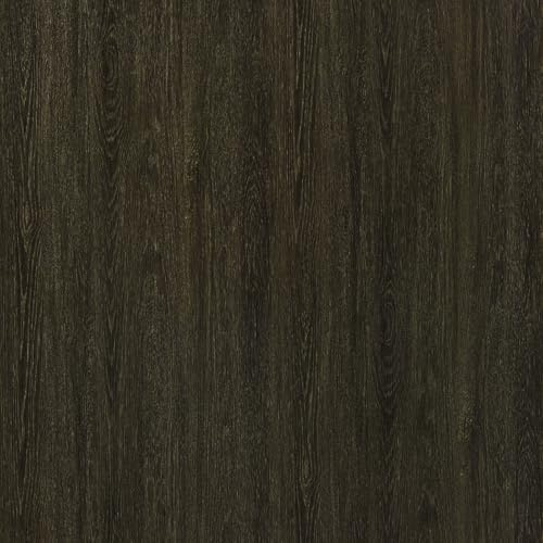 TOTIO Walnut Wood Peel and Stick Wallpaper Dark Brown Wood Grain Contact Paper Bubble-Free Design Matte Thickened 16x78inch Waterproof Counter Top Stick Paper Self-Adhesive Vinyl Wrap for Cabinets