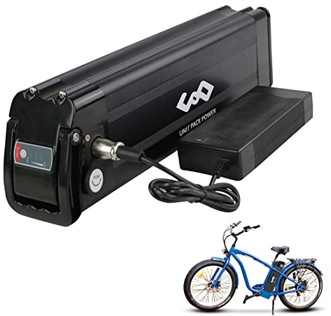 Akku für Elektrofahrrad, 36 V, 13 Ah, für Motor von 50 W-550 W, Silverfish E-Bike, elektrisches Einrad, Balance, Scooter, Hoverboard, E-Bike, mit Ladegerät und BMS