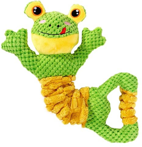 Sedioso Tauziehen Hundespielzeug - Niedliches Quietschendes, Interaktives Plüsch für Welpen, Kleine, Mittlere, Große Hunde