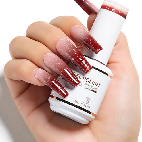 Nicedeco Thermo UV Nagellack Farbwechsel Temperature Color Changing Nail Polish Chameleon Nagellack UV LED Soak Off Gel Nagellack 03