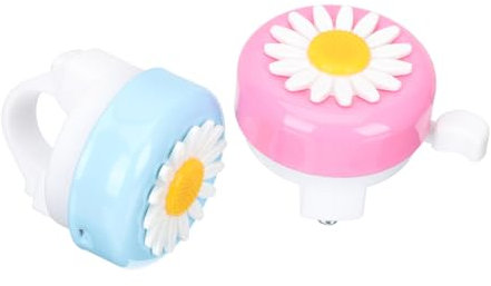 KOMBIUDA Campanello per Bici in Lega Campanello A Forma di Fiore per Biciclette per Bambini E Bici Esterne