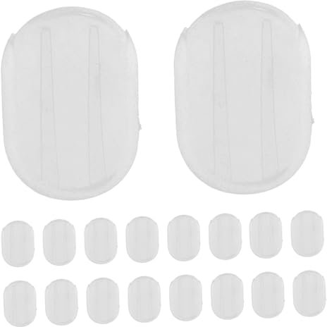 TOKIDNY 50stücke Transparente Ohrclips Polster Für Schmerzfreie Ohrclips Weiche rutschfeste DIY Ohrschmuck Zubehör Sicherer Halt Für Clip-Ohrringe Komfortabel Und Stabil