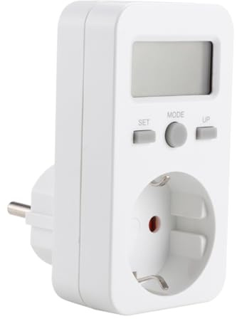 Veemoon Contatore Elettronico Display Lcd Misuratore Consumo Elettrico Per Ue Analizzatore Per Monitoraggio Energetico e Risparmio Elettrico