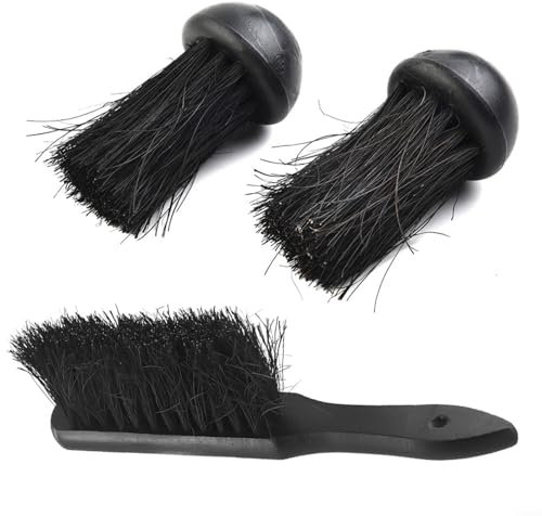 HOHOVYVY Balai de cheminée, brosses de cheminée, remplacement pour têtes de brosse de cheminée rondes et une brosse rectangulaire