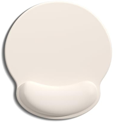 Auhoahsil Ergonomisches Mauspad mit Handgelenkauflage, bequemes Silikon, rutschfest, Computer-Schmerzlinderung, Gel-Mauspad mit Handgelenkstütze für Gaming, Arbeit, Büro, Damen und Herren, niedliches