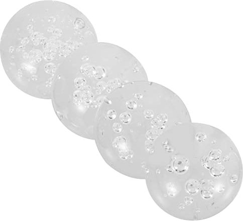 VINTORKY Garden Balls 4pcs Crystal Ball Ornaments Ornaments Indoor Outdoor Decor