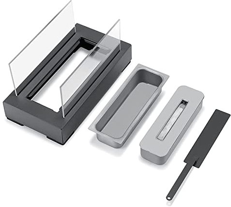 Propan Kamine Quader Metall Tischplatte Ethanolkamine Tragbarer Feuer Topf Sauber Brennende Ventlose Kamine Innenräume