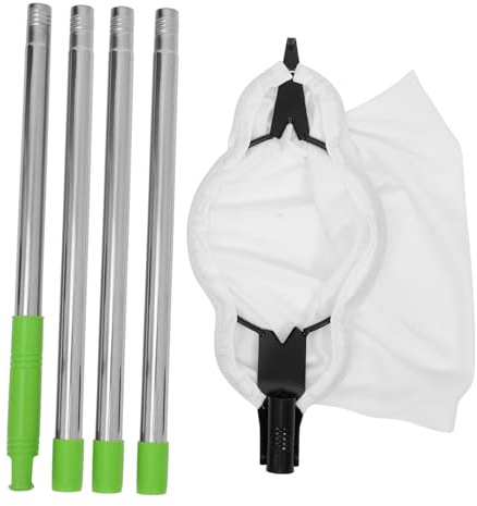 UPKOCH 1 Ensemble Outil de de Fruits Réglable avec Panier Rembourré Cueilleur de Fruits pour Arbres Hauts Poteau Acier Inoxydable Outil Pratique pour Pommes Poires et Agrumes