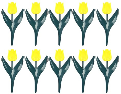 Cercado para Parterres | 10 Piezas Borde Decorativo de Jardín | Decoración Exterior para Huerto Vegetales Parque Infantil Piscina Cementerio Jardín Delantero Granja Patio