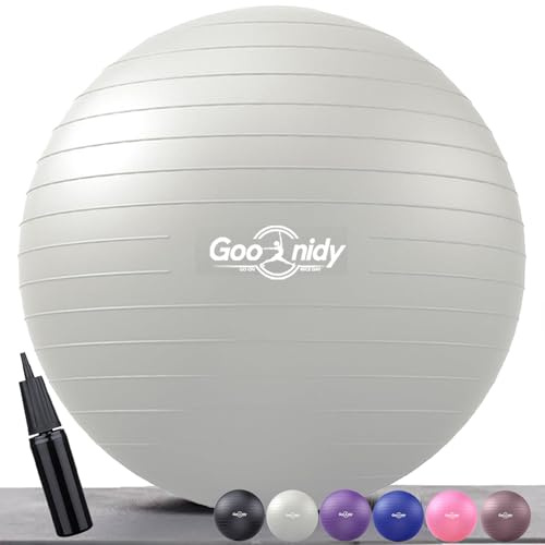 Goonidy Weich Gmnastikball Schwangerschaft Gummiball Balance Yoga Ball