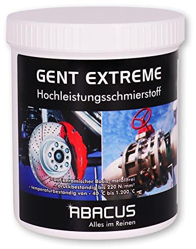 ABACUS® Keramikpaste, Anti-Seize, Monatagepaste, Keramik-Paste, Keramik-Schmierstoff, Keramik-Schmiermittel, Bremsenpaste, Montage-Paste, Schmierpaste, Anti-Festfressen – Keramik-Paste 500 g (4047)