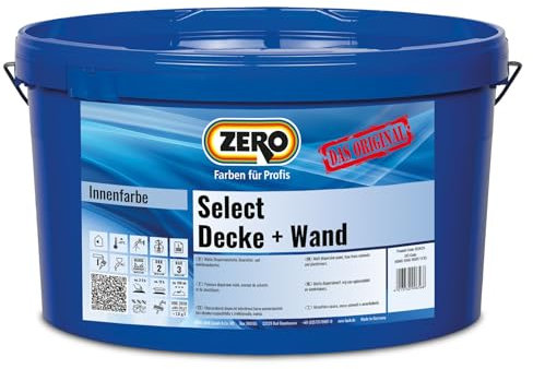 ZERO Select Decke + Wand LF weiß NEU 2,5 l