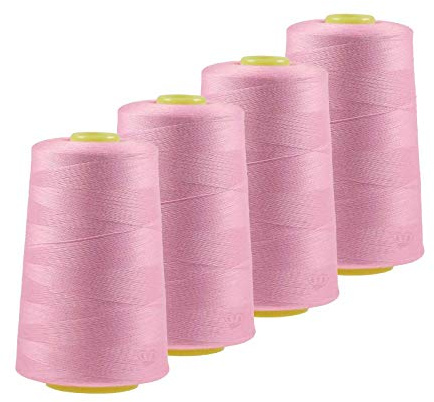 4 x 4572m Qualitäts Overlock-Garn Overlock-Nähgarn Oeko-Tex Farben 541 bis 580