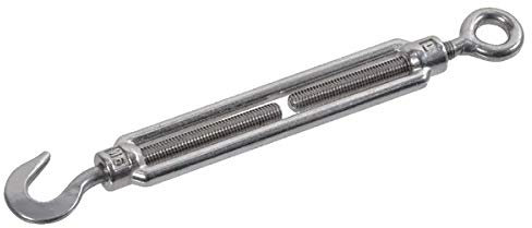 Spannschloss mit Öse für Haken aus V4A M8 Durchmesser 14 mm KRAMP