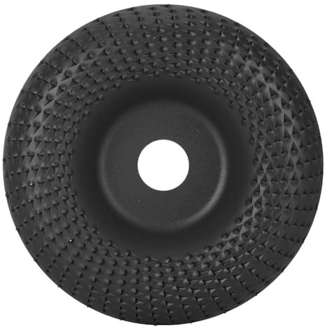 Intaglio Legno Mola Disco Disco per Smerigliatrice Angolare Disco per Levigatura per Intaglio Mola per Lucidatura per Legno(Disco per intaglio a radice curva nero E1-534)