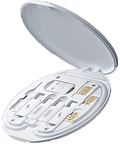 Mini boîte de rangement de gadgets numériques, boîte d'accessoires électroniques de voyage, poche de sac de gadget portable étanche pour câble de données EVA (blanche)