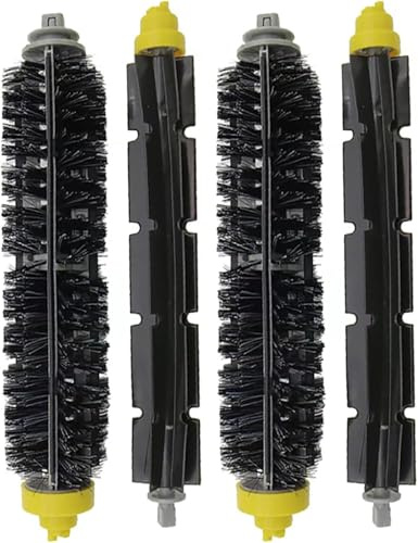 Rodillos de Cepillo de Repuesto para irobot Roomba serie 600 694 676 675 692 695 677 671 690 680 660 650 620 614 610 600 y 500 Series 595 585 564 Aspirador de Vacío Paquete de 2 Robots