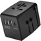 Reiseadapter Weltweit 3,5 A High-Speed mit 3 x USB Anschlüssen + 3 A Typ-C, Universal Adapter für 1920 W Max. Leistung bei 240 V Wechselstrom