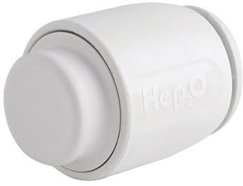 Plastic Push-FIT Stop Ends 15MM, Suitable for Drinking Water, Suitable for Water Systems, Suitable for Hard & Soft Water Areas, 10 in Pack