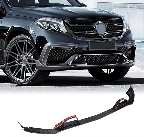 PAREKS Frontal Alerón Spoiler Labio para Mercedes Benz C292 Gle63 AMG Sport Utility 2015-2019,Parachoques Delantero Labio Divisor Difusor Kit Carrocería
