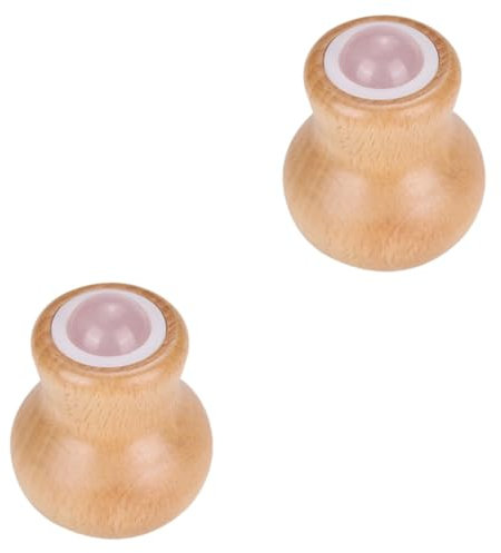 FRCOLOR 2st Massagerolle Werkzeug Rollatoren Augenroller Gesichts-augen-schwellungsroller Beauty-tools Gesichtsmassagegerät Hautpflege-tool Gesichts-augen-massage-tool Jade