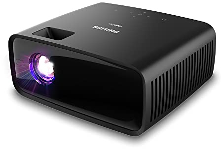 Philips NeoPix 120 Home Projector - True HD 720p Resolution, Powerful 2.1 Sound System, & Multimedia Player (Renewed)