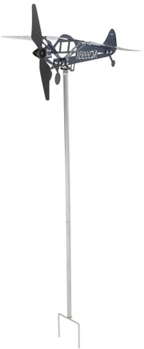 Toyvian Girouette Avion Fer Indicateur Direction Vent Girouette de Jardin pour Toit
