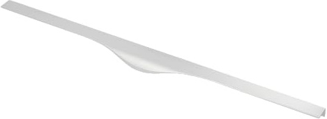 GTV Poignée de meuble PICADO en aluminium, poignée profilée de bord en aluminium, ferrure de meuble moderne, poignée minimaliste pour armoire, commode, cuisine, avec vis de montage, différentes