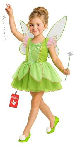 Morph Disfraz Hada Niña, Verde Fairy Costume, Disfraz Hada Verde Niña, Fatos Carnaval Menina