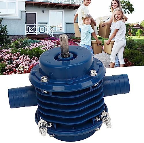 SustVita Pompe à eau auto-amorçante pour perceuses pour transférer l'eau des barils et des ruisseaux, une pompe polyvalente alimentée par perceuse avec corps en ABS Outlast