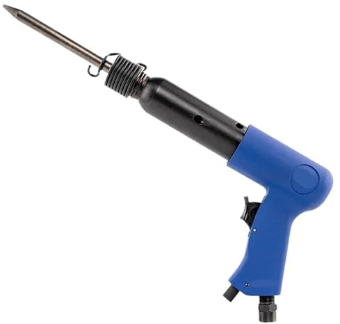 Martello pneumatico, Pale pneumatiche, piccoli utensili for la rimozione della ruggine con 4 scalpelli, martello pneumatico portatile da 250 mm,per scheggiatura, rivettatura, taglio