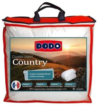DODO Couette legere Country - 220 x 240 cm - Blanc