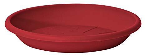 EURO3PLAST Medea Sottovaso 20 24 28 32 40 cm, colori: rosso, giallo mango o blu petrolio (24 cm, rosso)