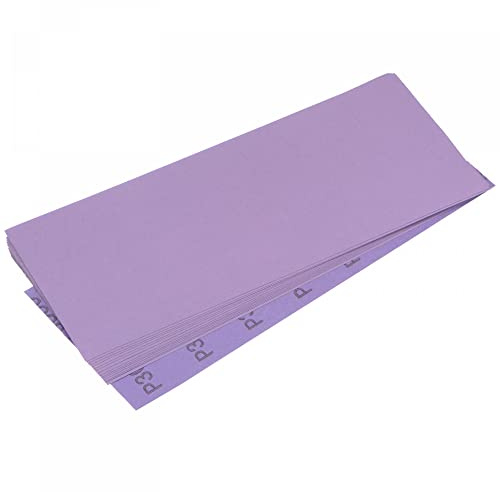 sourcing map 15 Pcs Purple Sanding Sheets 3000 Grit 9 x 3.7 Aluminum Oxide Sandpapers Wet Dry Polish for Wood Metal Paint Finishing