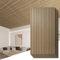 Art3d 6 piezas 3D paneles de pared PVC azulejos de techo listones de diseño decoración de la pared interior 120x60 cm (2x4 FT) decorativo suspendido azulejos de techo nogal 4,4 ㎡