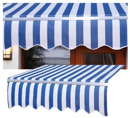 ZFUCMAYL Ersatzteile for Einziehbare Markisen, Nur Stoff, Ersatzstoff for Markisen, Terrassenüberdachung for Fenster, Türen, Autos, Seitendecks(26.2x9.8ft)