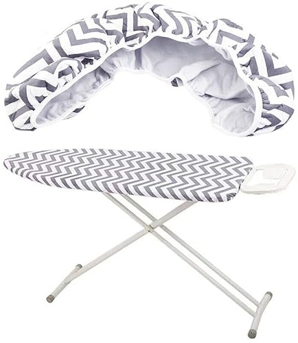 DSXVJHD Ironing Board Covers 150x50cm, Extra Large Ironing Board Cover with Thick Padding, Easy Fit and Scorch Resistant Replacement