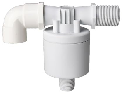 1/2 '' 3/4 '' 1 '' Automatisches Wasserspiegel -Steuerventil, Seiteneinlassplastik -Floating -Kugelventil für Wassertanks Türme Pools, Auto -Schwimmerventil/3/4 Zoll