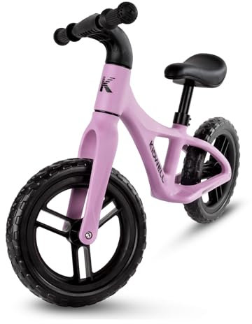 COIL Balance Bike, Fahrrad-Laufrad, Lauflernrad, Kinderlaufrad, Rutscher, Nylonrahmen, 28cm Eva-Reifen, Gewicht: 2,8 kg, ab 2 Jahren (Rosa)