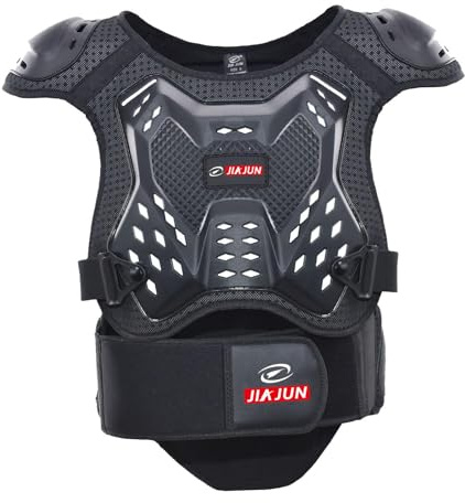 Harilla Protector de Pecho para de Motocicleta, Equipo Multiusos Resistente a Impactos para de Cross, Equipo de Motocross para Montar, Esquiar, s