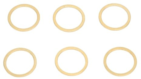 ciciglow Conjunto de Kit de Reparación del Kit de Reparación de Anillos de Corte de Arandela de Latón de 6 Piezas, Anillos de Corte de Arandela de Latón 172250795874-1111, Kit de