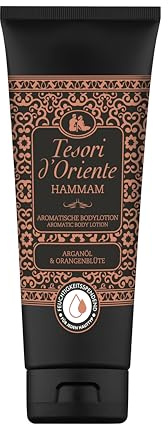 Tesori d'Oriente Loción corporal 'Hammam' | aromática con aceite de argán y flor de azahar | para el cuidado del cuerpo y los sentidos | 250 ml