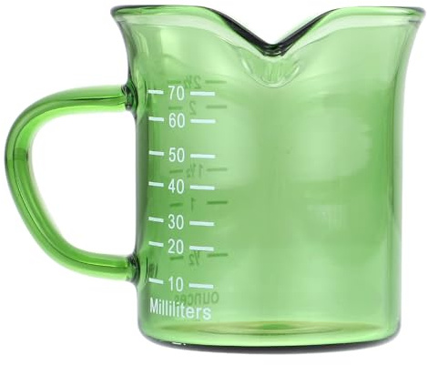 Gatuida Verre Doseur Pourit Tasse à Mesurer Verre Mug à Café Pour Maison Pratique Tasse à Café Facile à Nettoyer