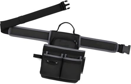 Ceinture utilitaire avec coutures renforcées et design réglable, sac banane imperméable pour une utilisation à long terme