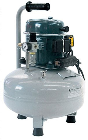 Sil-Air 24 Liter Silent Air Compressor, 40 Decibels, 230 Volts, 8.69 Amps, 59.52 Pounds