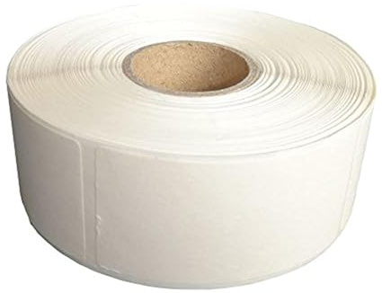 L LIKED Blank White 1 x 2 Inch Dissolvable Labels for Food Rotation Prep (500 lables, 1 Roll)