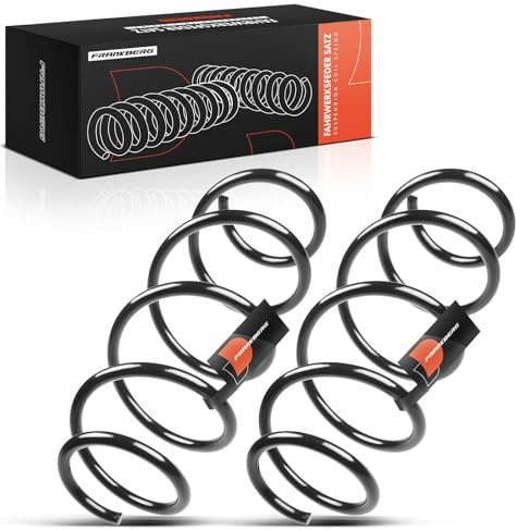 Frankberg 2x Muelles de chasis Muelles de suspensión Compatible con Grande Punto 199 Punto Evo 199 Replace# 51812160,RH3504