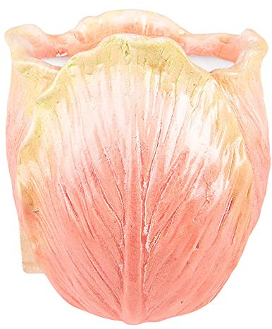 Clayre & Eef Blumentopf 12x8x15 cm Orange Keramik Hängetopf Dekoration Topf